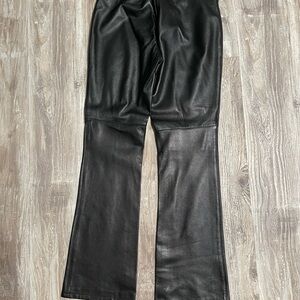 Old Navy Black Faux Leather Pants